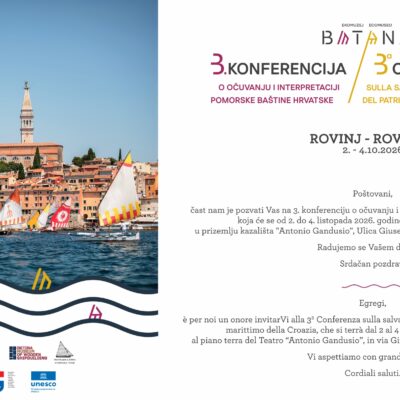 3. Konferencija o očuvanju i interpretaciji pomorske baštine Hrvatske